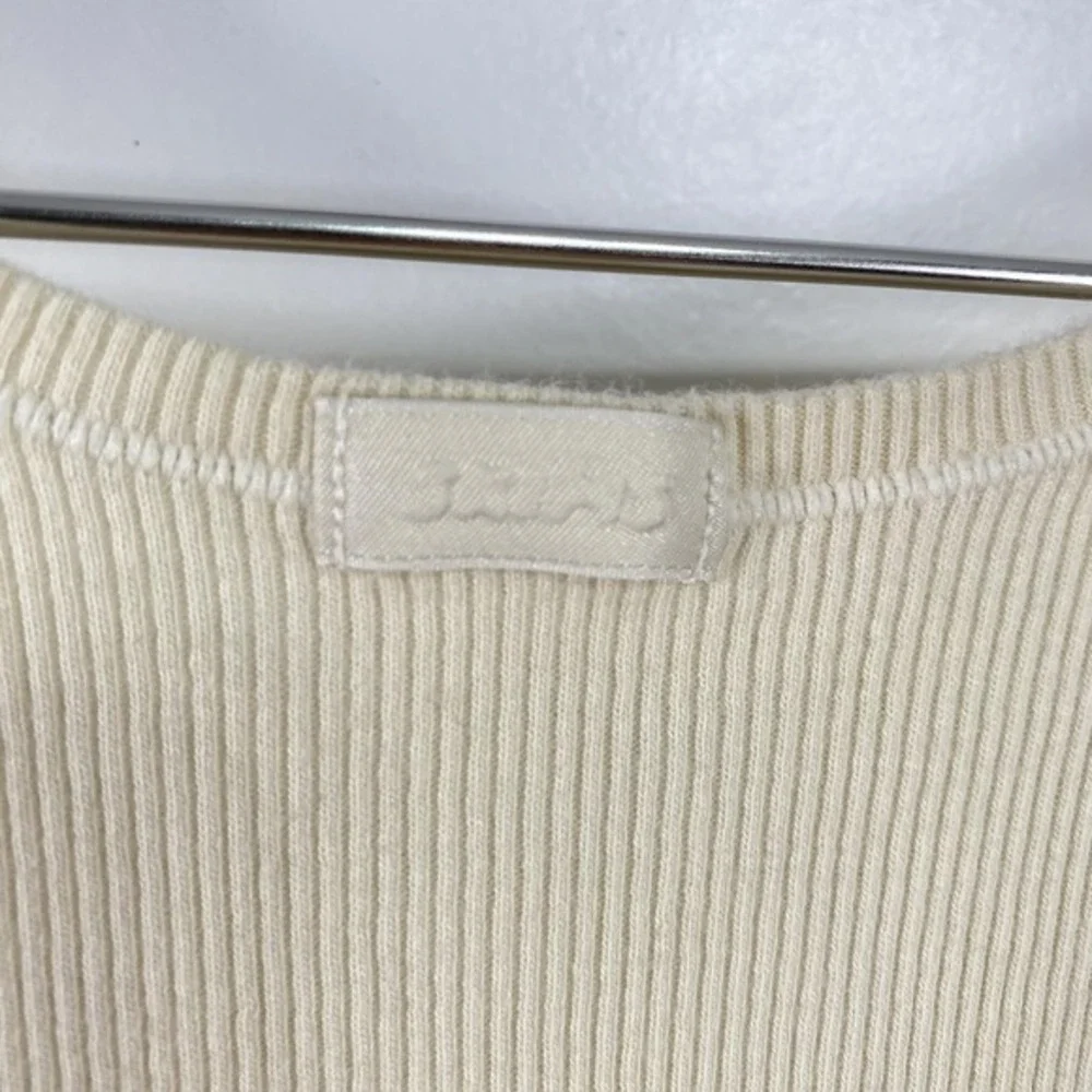 Skims Ribbed Tank Top Womens Small Scoop Neck Sleeveless Stretch Basic Fitted Sh - Picture 3 of 7